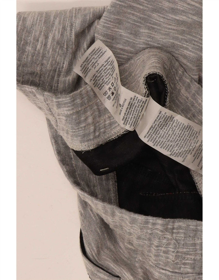 Jack & Jones Short de Sport Homme Gris Moyen Moucheté Coton