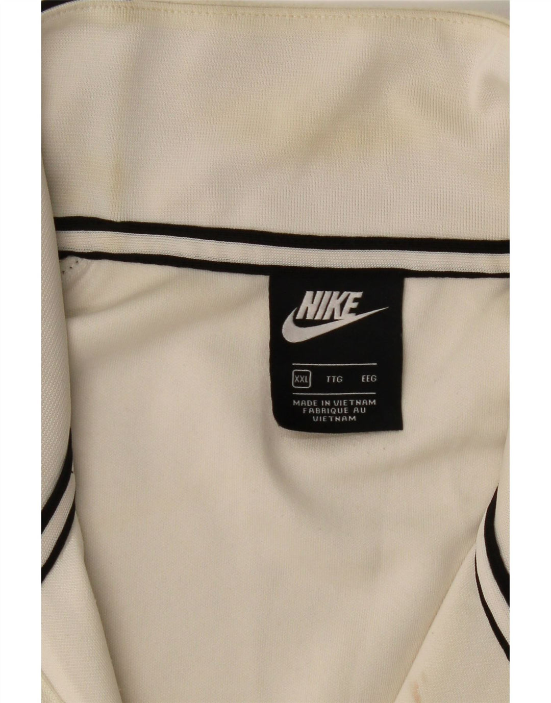 Nike Sweat-shirt à fermeture éclair 1/4 pour homme 2XL Noir Colorblock Polyester