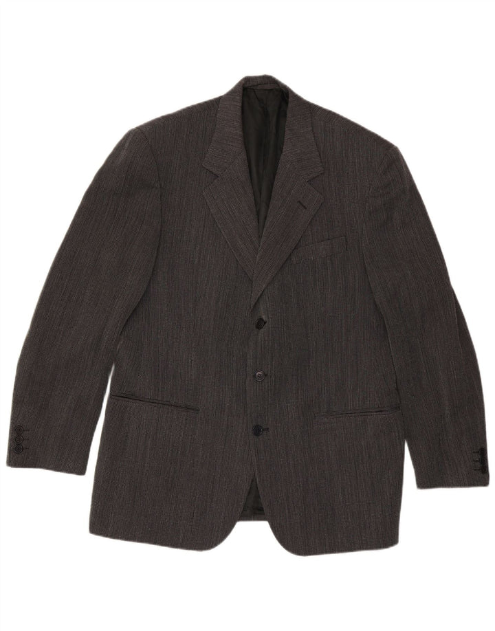 Ferre Veste blazer à 3 boutons pour homme UK 38 Gris moyen