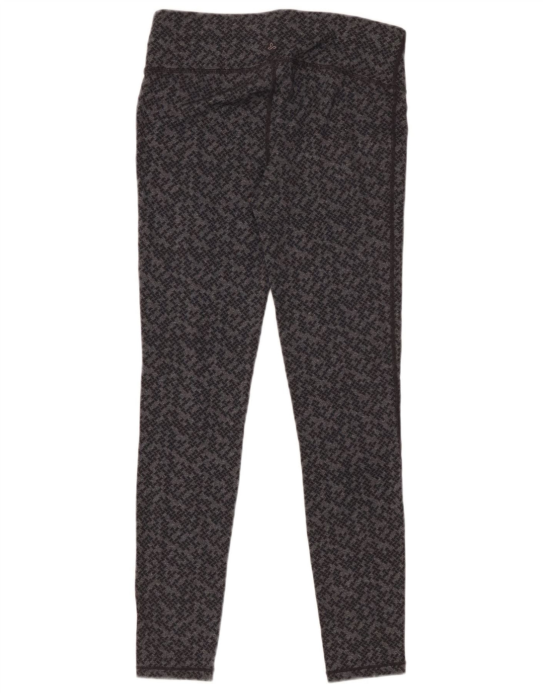 PRANA Leggings Femme UK 8 Petit Nylon Géométrique Gris