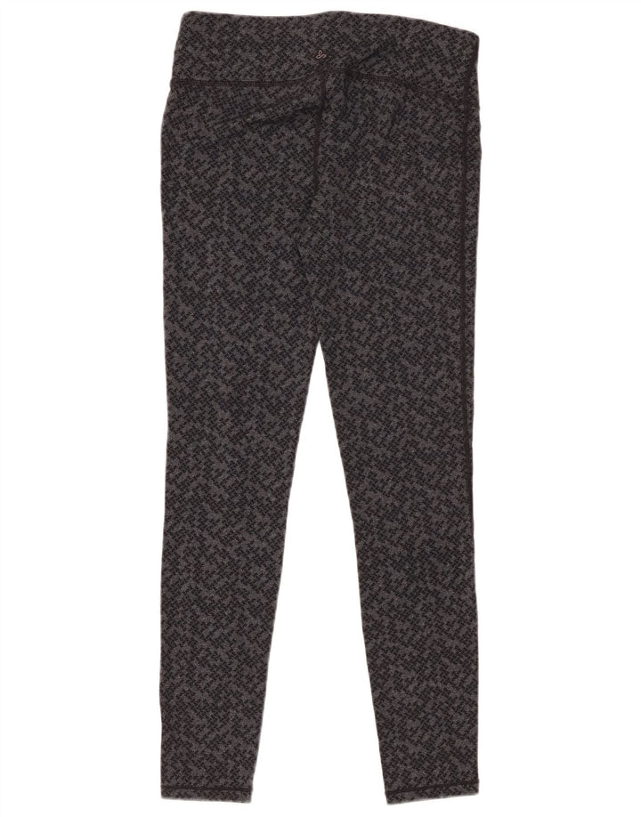 PRANA Leggings Femme UK 8 Petit Nylon Géométrique Gris