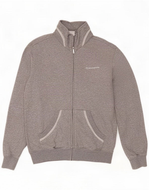 Champion Veste de survêtement pour femme UK 10 Petit Gris Coton Chiné