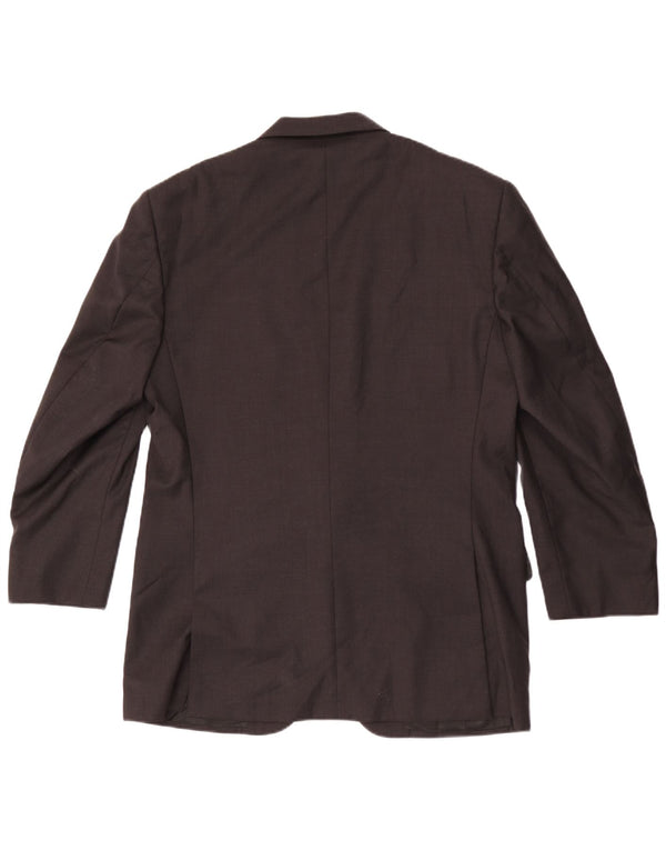 Pierre Cardin Veste Blazer 2 Boutons Homme IT 50 Grande Laine Grise