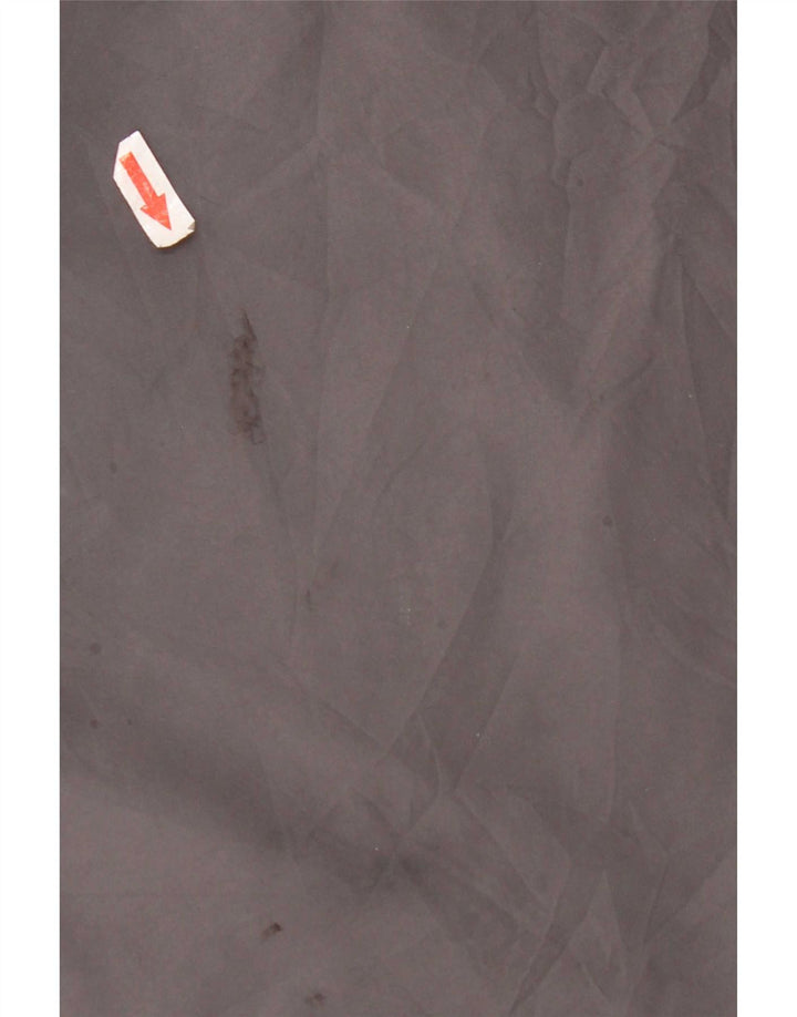 Champion Veste de pluie à capuche graphique pour homme UK 42 XL Gris Polyester