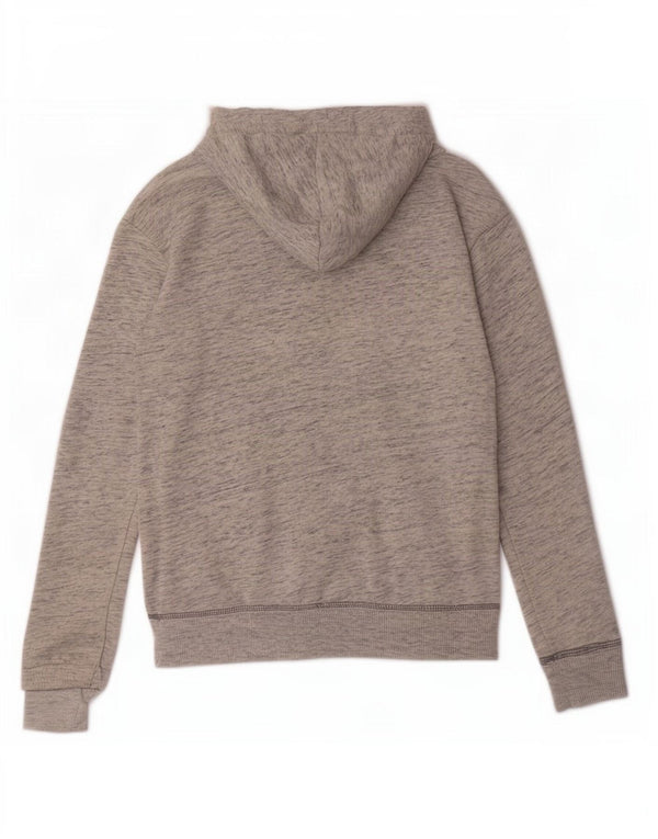 Hollister Pull à capuche graphique pour femme UK 6 XS Gris moucheté