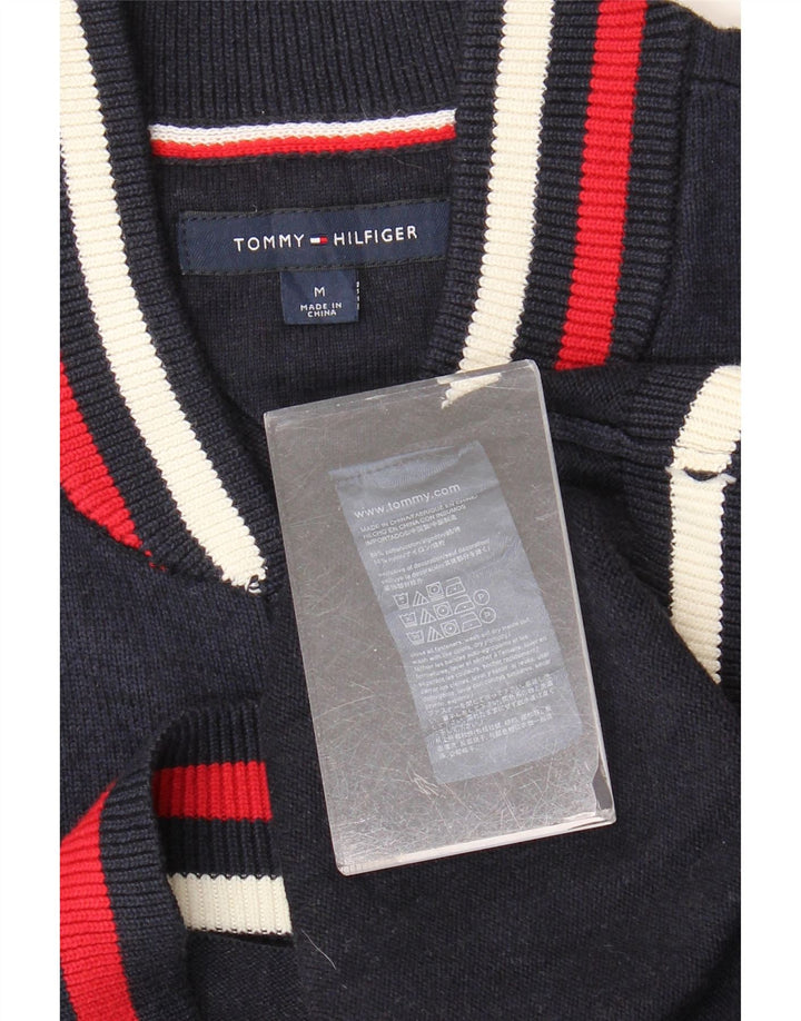 Tommy Hilfiger Pull Cardigan Homme Bleu Marine Moyen Coton