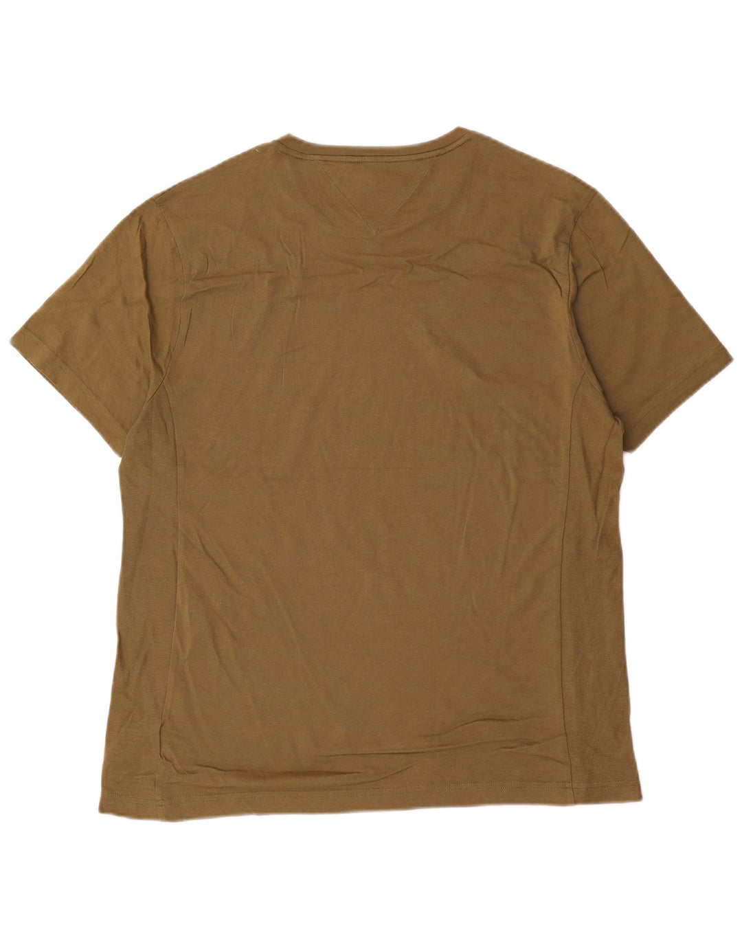 TOMMY HILFIGER T-Shirt Homme Kaki Moyen Coton