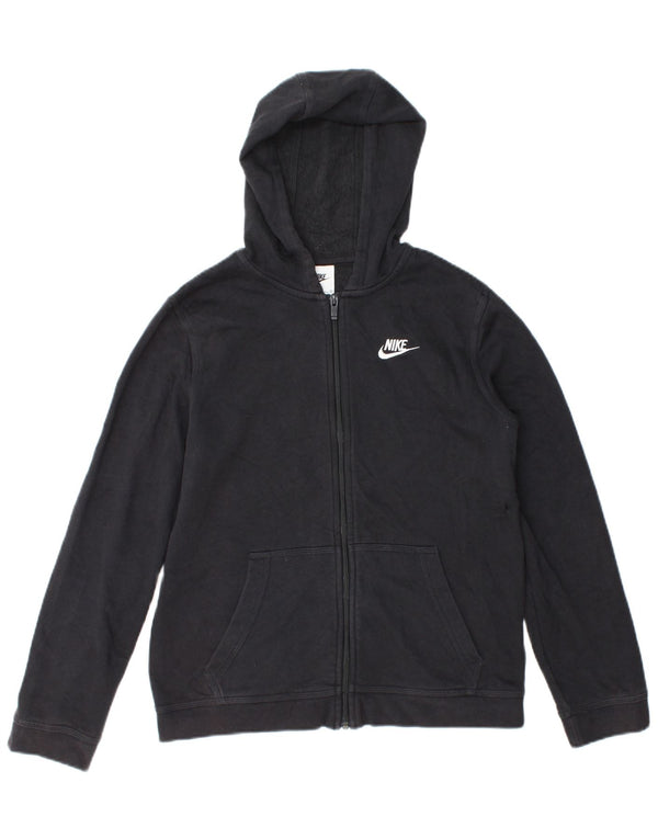 Nike Pull à capuche zippé pour garçon 13-14 ans XL Noir Coton