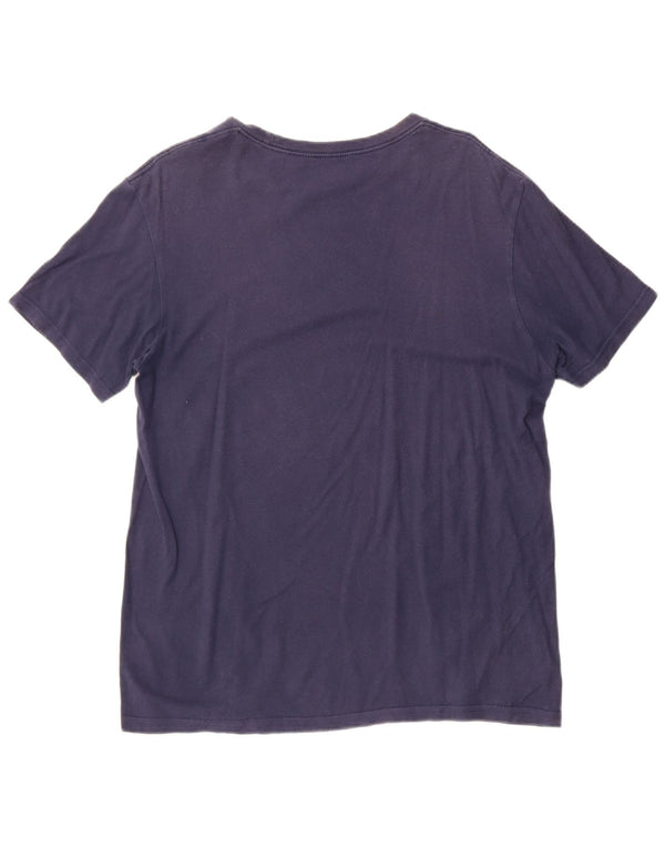 Converse T-Shirt Graphique Homme Bleu Marine Moyen