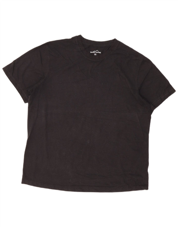 Eddie Bauer T-Shirt Homme Haut XL Noir Coton