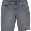 CALVIN KLEIN Femme Short En Jean W26 Petit Bleu Coton