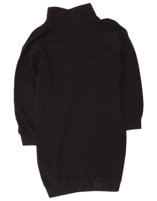 Armani Exchange Robe pull graphique surdimensionnée pour femme UK 6 XS Noir