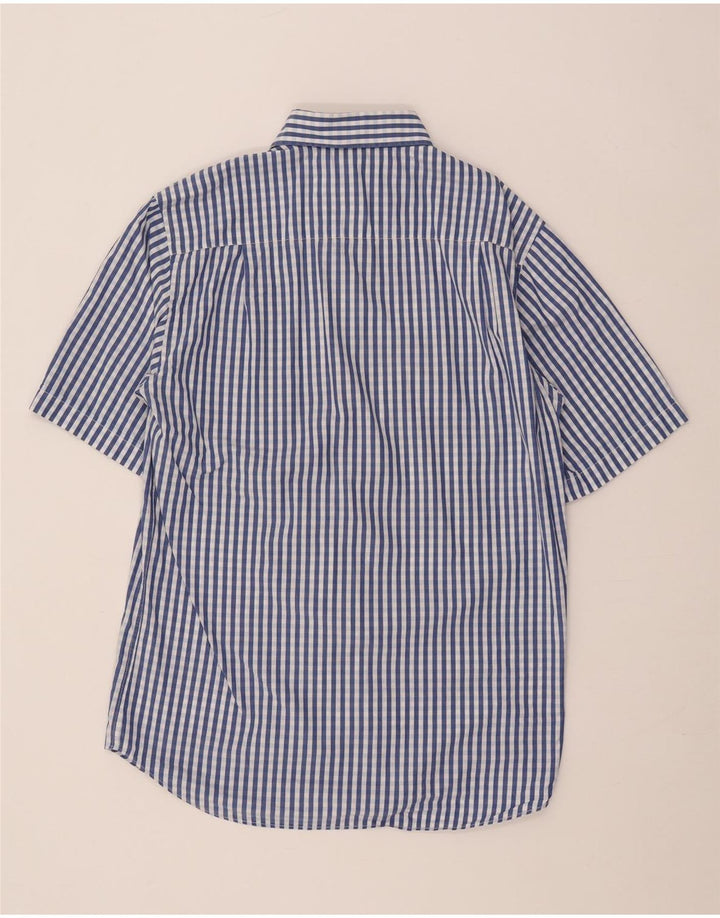 Paul & Shark Chemise à manches courtes pour homme Yachting Taille 40 Bleu moyen Vichy