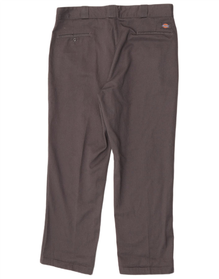 Dickies Pantalon Chino Droit Homme W38 L30 Gris Polyester