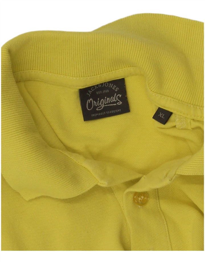 Jack & Jones Polo Homme XL Jaune