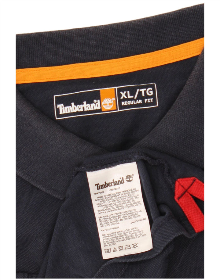 Timberland Polo Regular Fit Homme Bleu Marine XL Coton