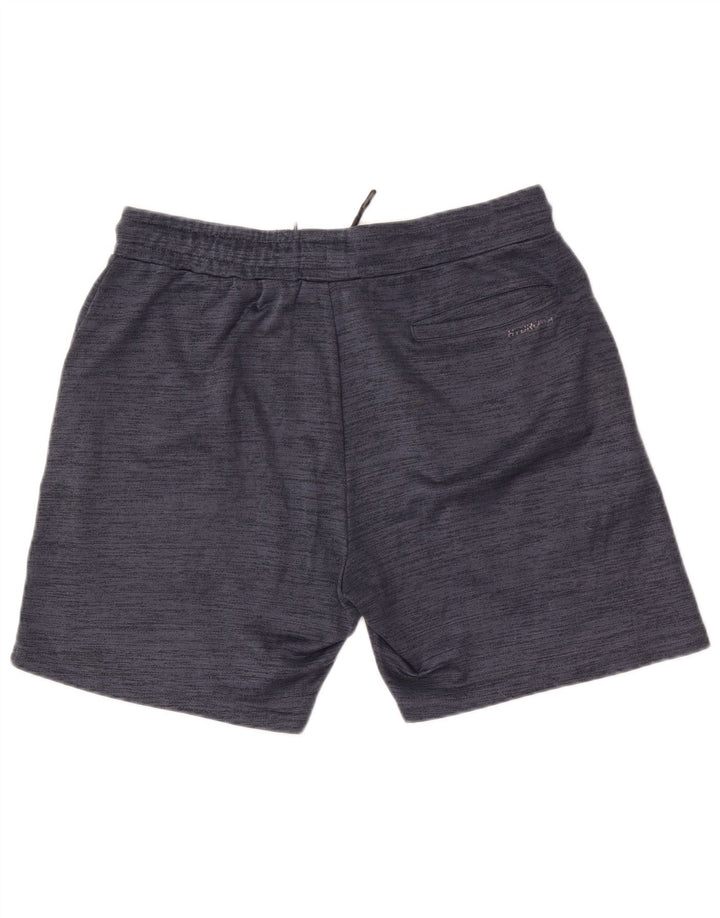Kappa Short de Sport Homme XL Bleu Marine Moucheté Polyester