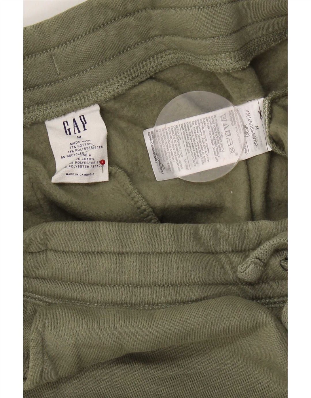 Gap Pantalon De Survêtement Cargo Homme Joggers Coton Kaki Moyen