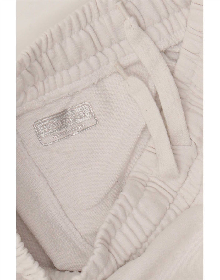 Kappa Pantalon de survêtement pour femme UK 12 Medium Blanc