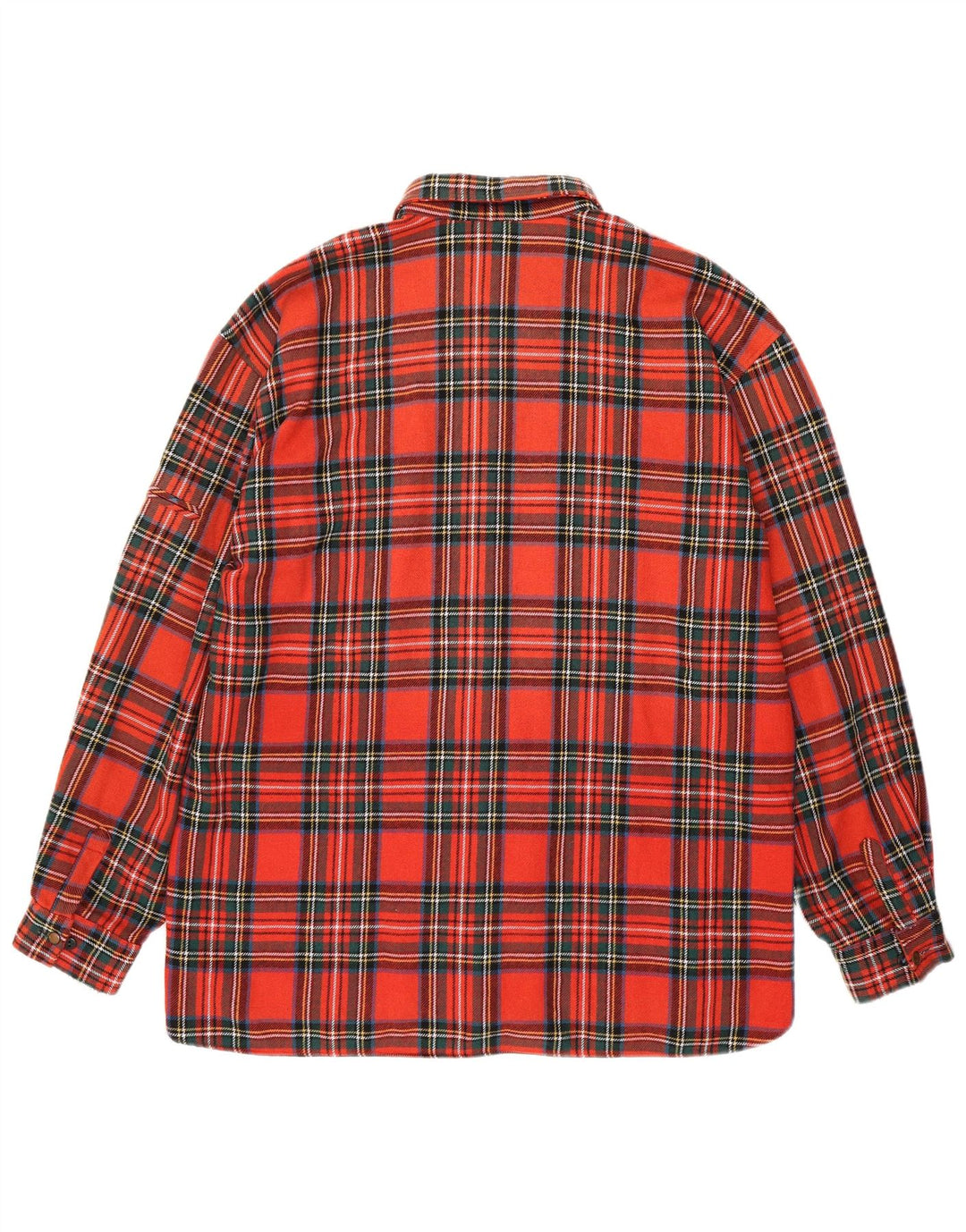 chemise en flanelle homme vintage XL Plaid rouge