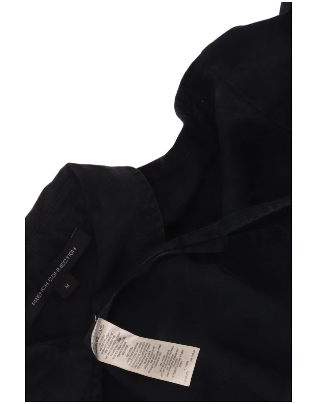 French Connection Robe longue pour femme UK 44 Bleu marine moyen Lyocell