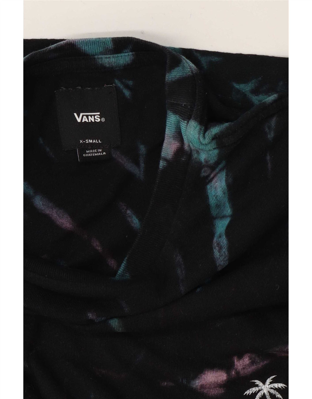 Vans Haut à manches longues pour homme XS Noir Tie Dye