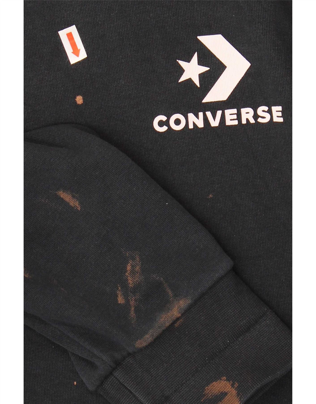 Converse Sweat-shirt en coton noir moyen pour homme