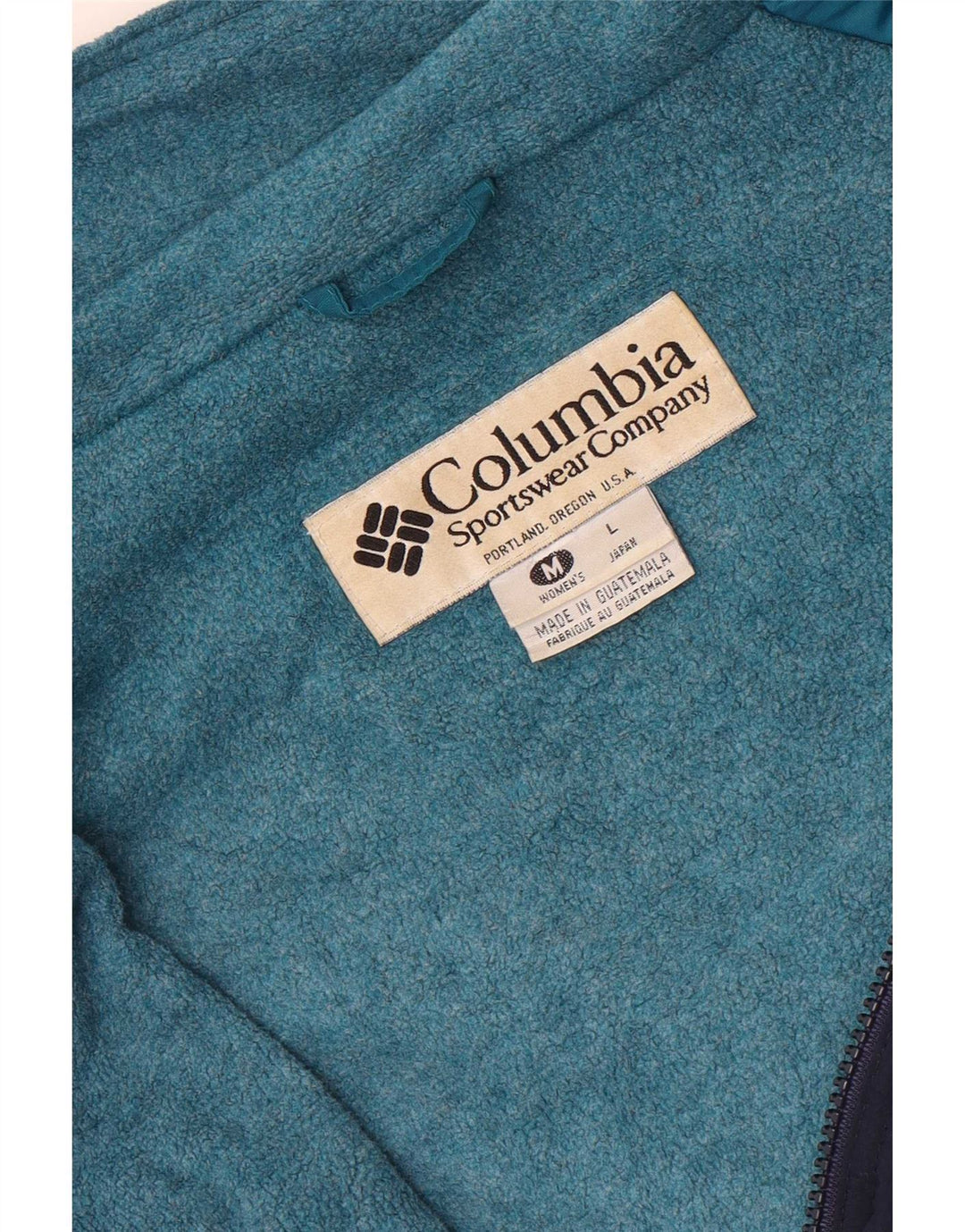 Columbia Veste coupe-vent coupe ample pour femme UK 14 Bleu marine moyen