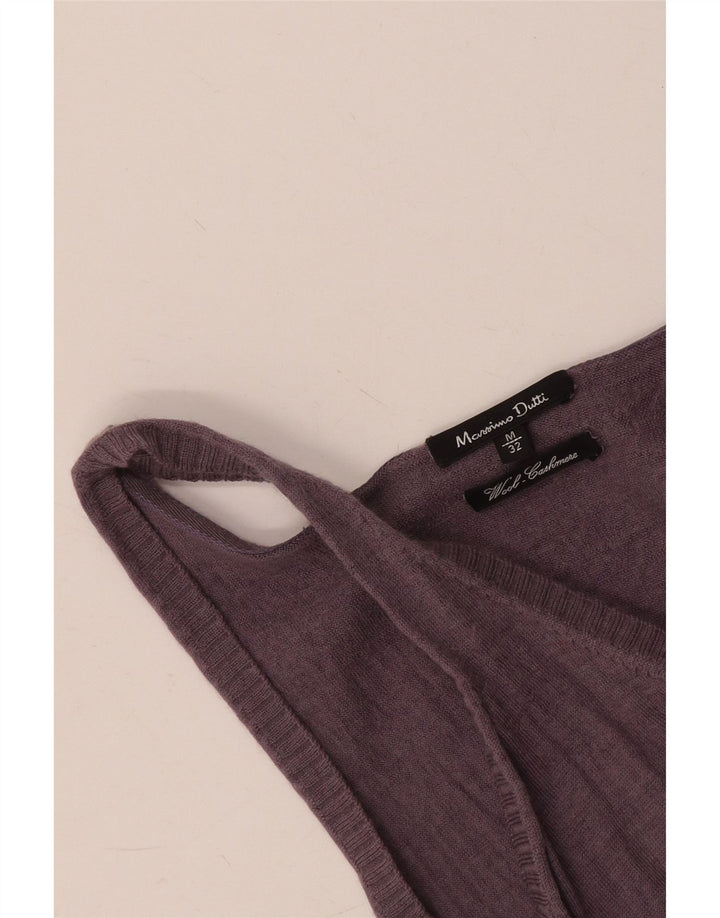 Massimo Dutti Débardeur pour femme UK 12 Laine violet moyen