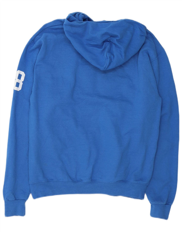 Champion Pull à Capuche Huskies Graphic Homme Bleu Moyen Coton