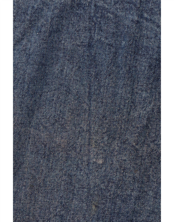 VINTAGE Jupe en jean femme W30 Bleu moyen Colourblock