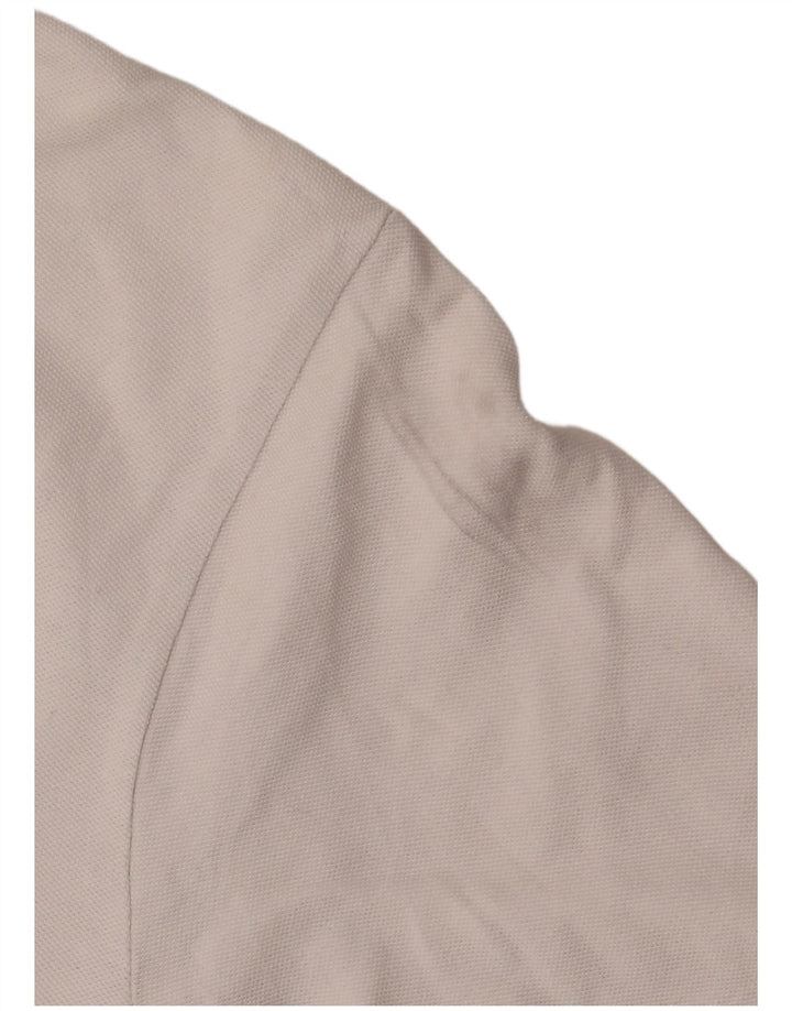 Kappa Polo à Manches Longues Homme Blanc Moyen Coton