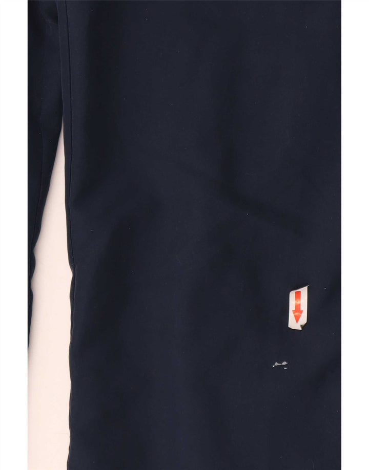 Reebok Pantalon De Survêtement Regular Femme UK 14 Large Bleu Marine Colourblock