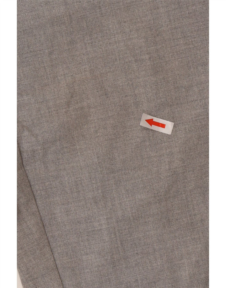Pantalon de costume fuselé Zara Femme Large W30 L29 Gris Polyester