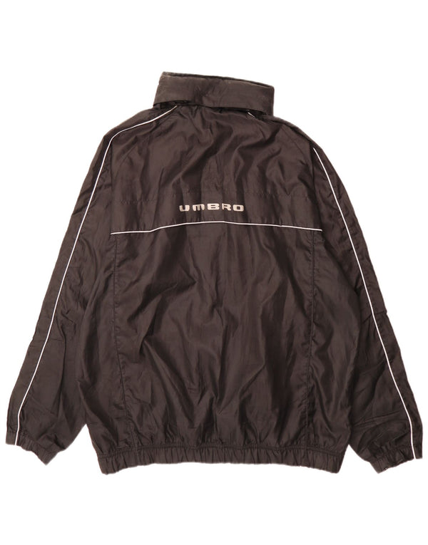 Umbro Veste de survêtement coupe régulière pour hommes, grand, noir, polyester, sport