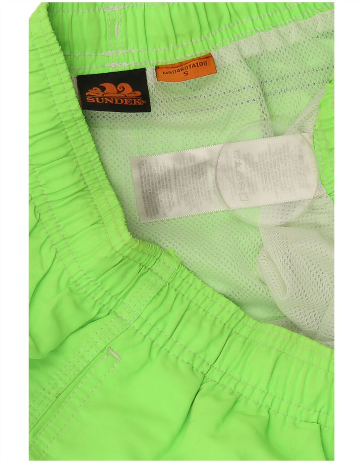 SUNDEK Short de Bain Homme Petit Vert Polyester