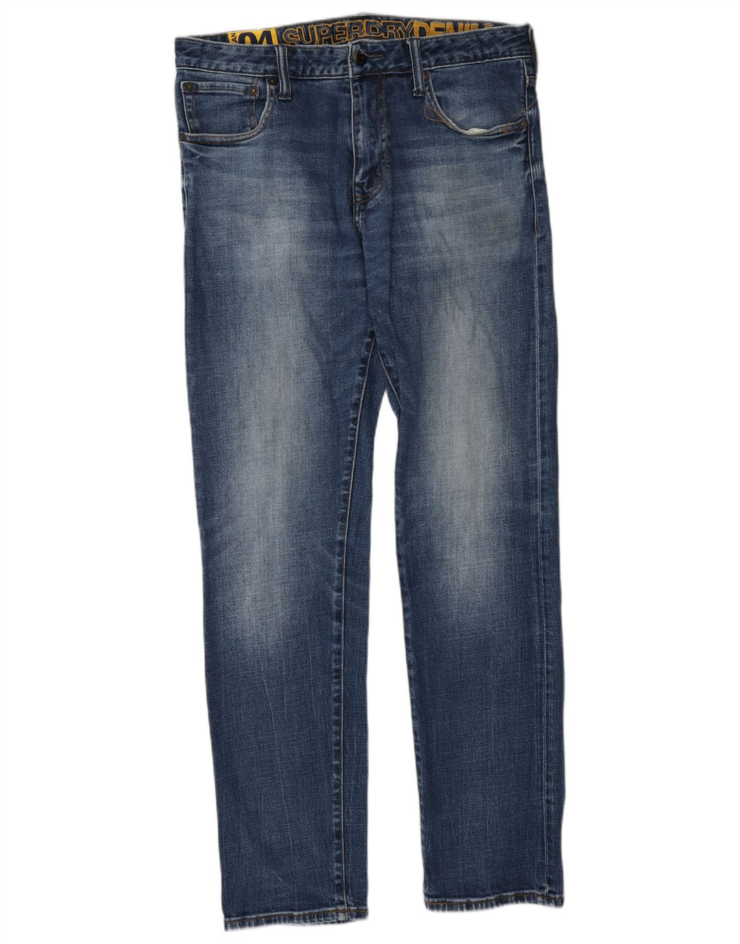 Superdry Jean Slim W32 L34 Bleu Coton Homme