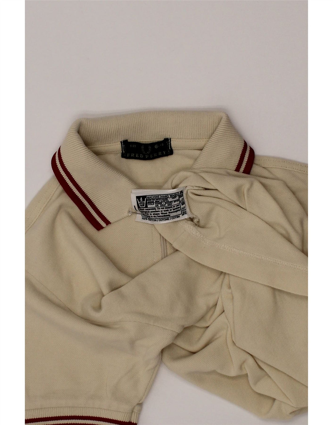 Fred Perry Polo Garçon 5-6 ans Jaune Coton