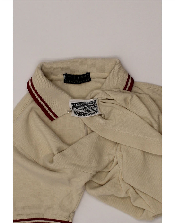 Fred Perry Polo Garçon 5-6 ans Jaune Coton