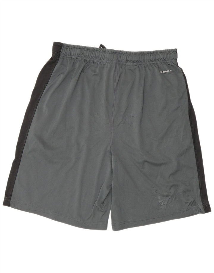 Russell Athletic Short de sport pour homme en polyester color block gris moyen