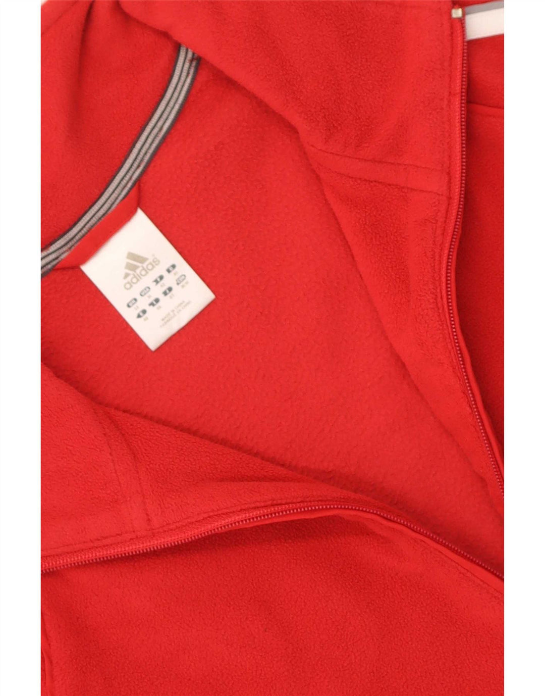 Adidas Veste polaire pour femme UK 14 Rouge moyen