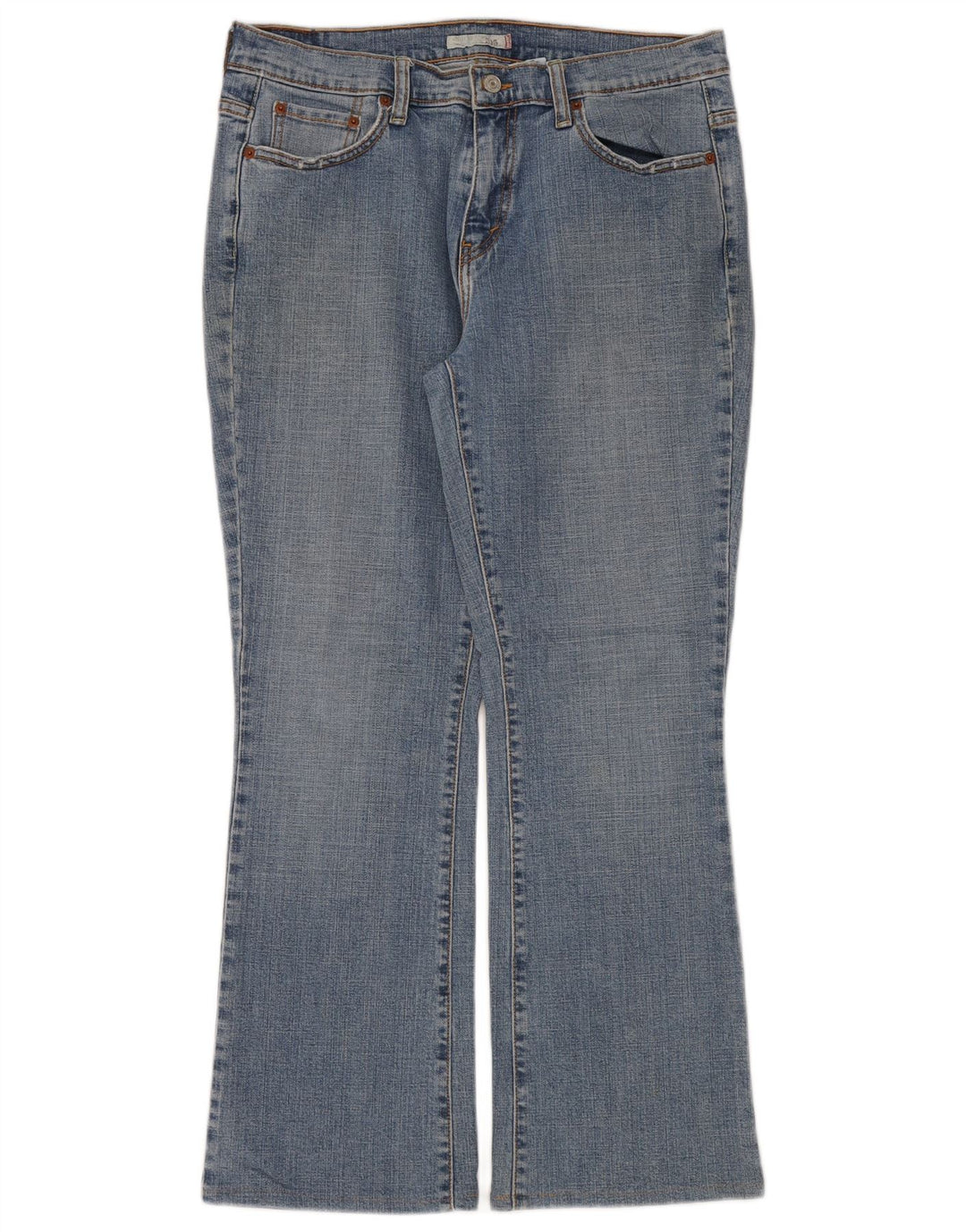 Levi's Jean bootcut 515 pour femme US 12 Large W32 L30 Bleu Coton