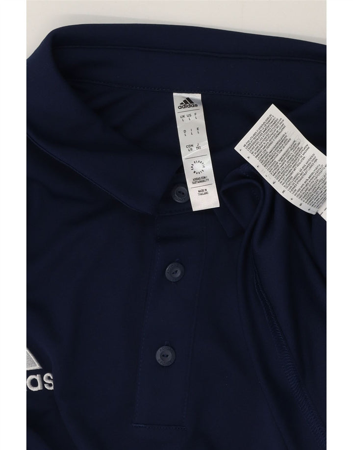 Adidas Homme Aeroready Polo Grand Bleu Marine Polyester