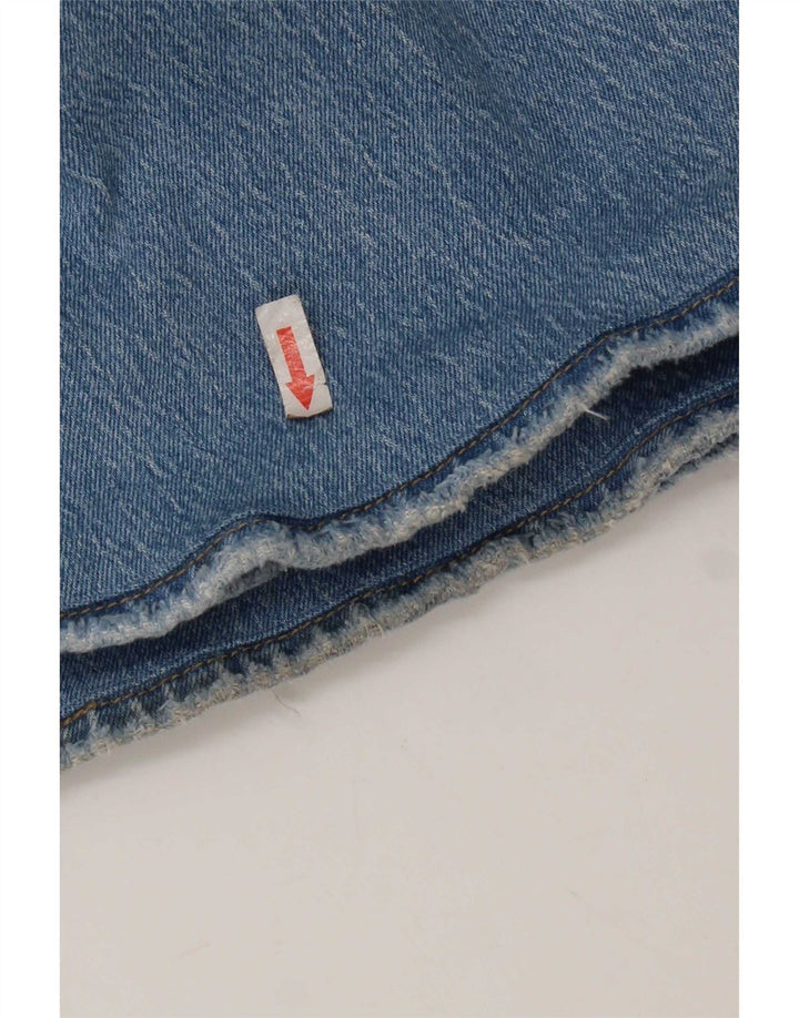 Levi's Jean Évasé Taille Haute Effet Déchiré W26 L27 Femme Bleu Coton