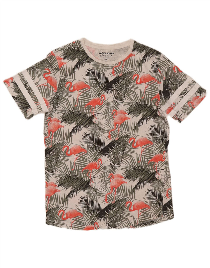 JACK & JONES T-Shirt Graphique Haut Petit Floral Multicolore Homme