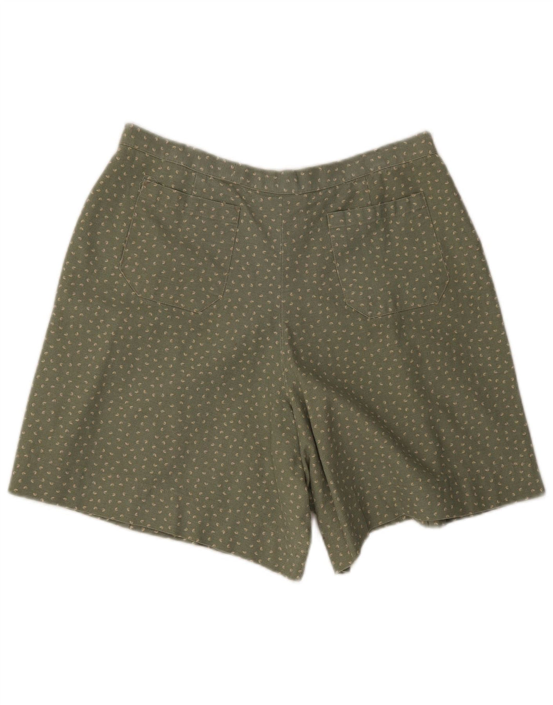 vintage Femmes Casual Shorts Grand W34 Vert Repéré