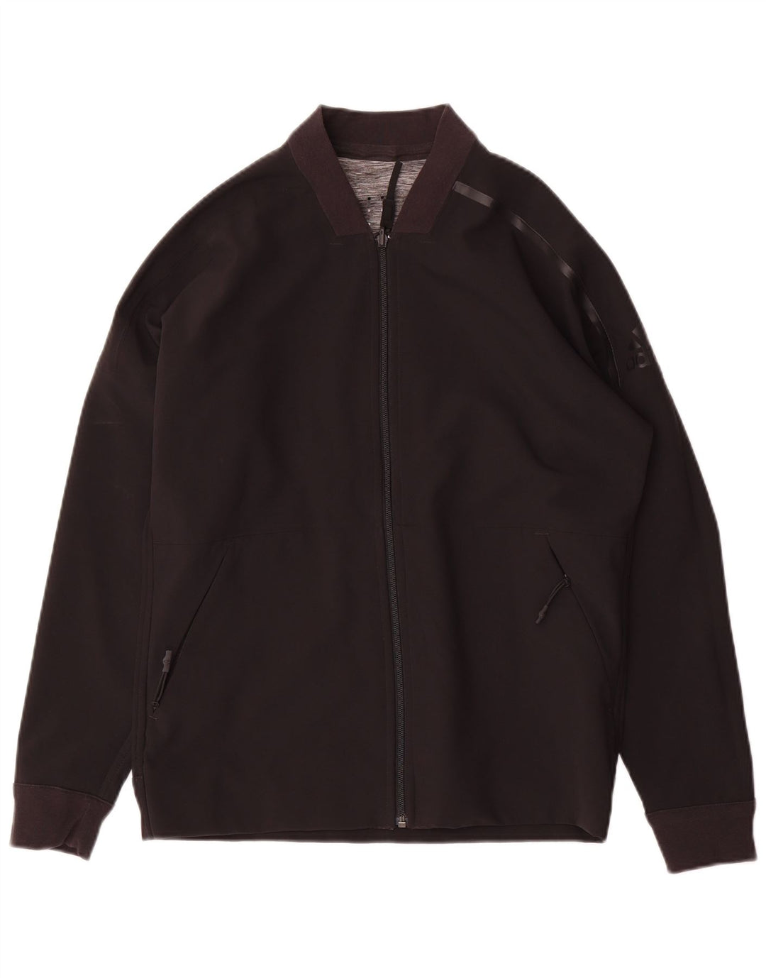 Adidas Veste de survêtement réversible pour homme Taille S Gris Colorblock