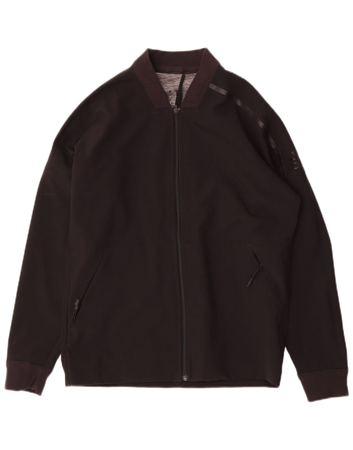 Adidas Veste de survêtement réversible pour homme Taille S Gris Colorblock