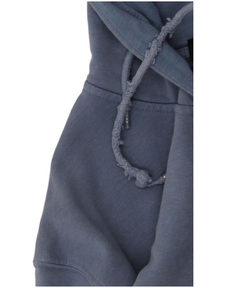 ELEVEN DEGREES Pull à capuche zippé pour homme en coton bleu petit