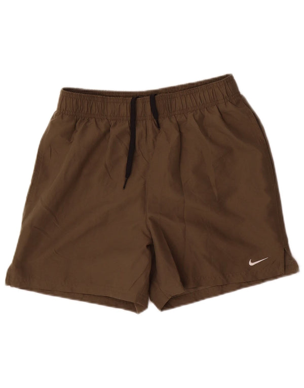 Nike Short de sport pour homme Petit Kaki Polyester